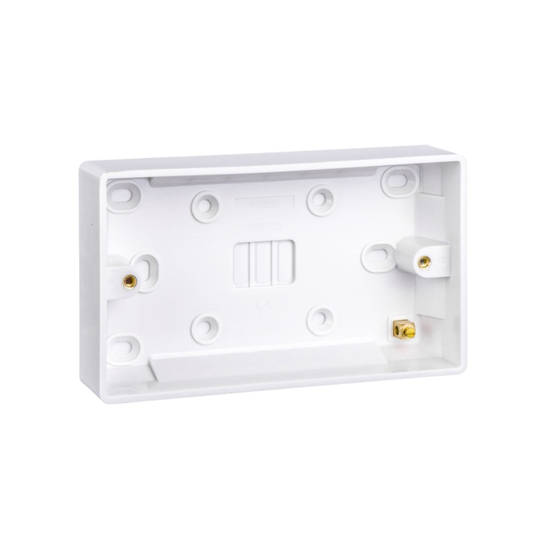 25mm 2 Gang Surface Box