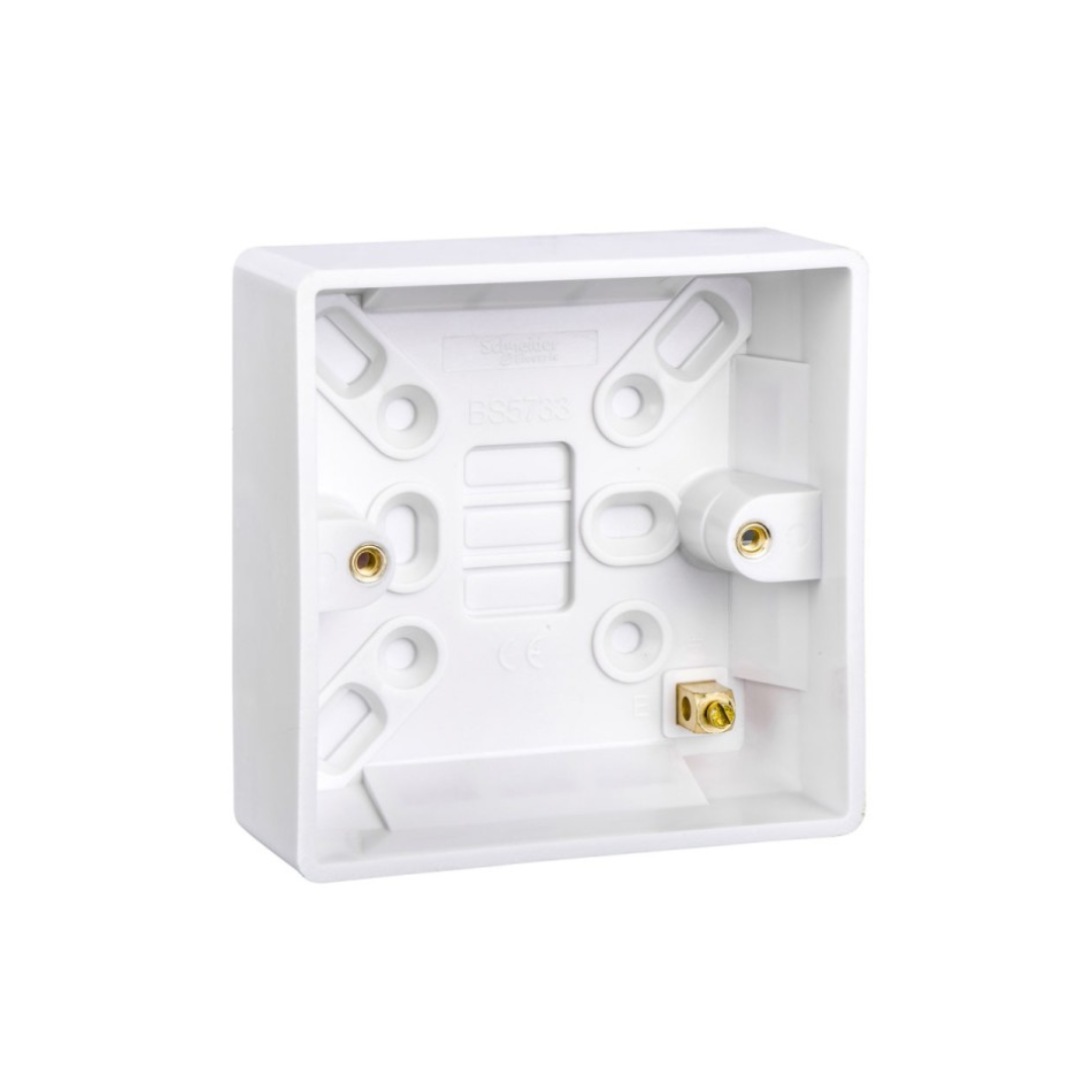 25mm 1 Gang Surface Box