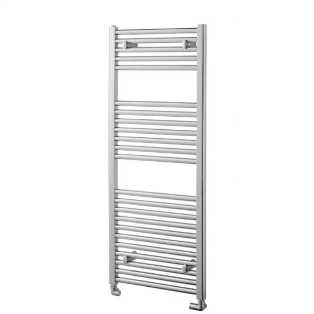 1000mm High Straight Chrome Towel Rail