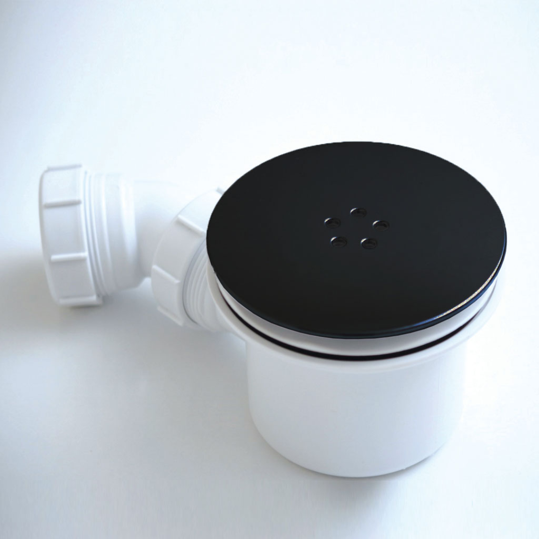 90mm Shower Waste (Matt Black)