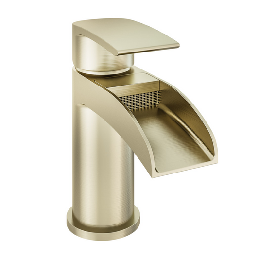 Aston Basin Mixer Brushed Brass