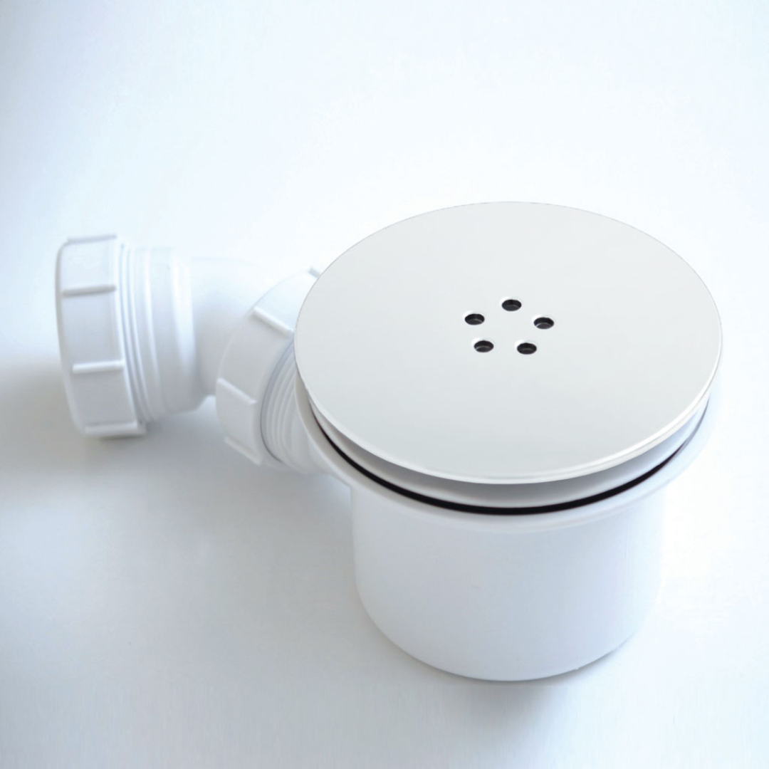 90mm Shower Waste (Matt White)