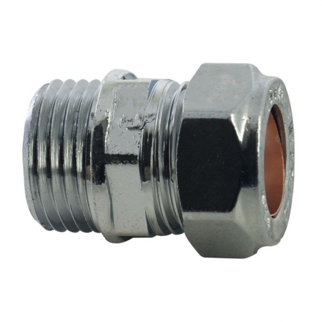 Chrome Male Iron Coupler