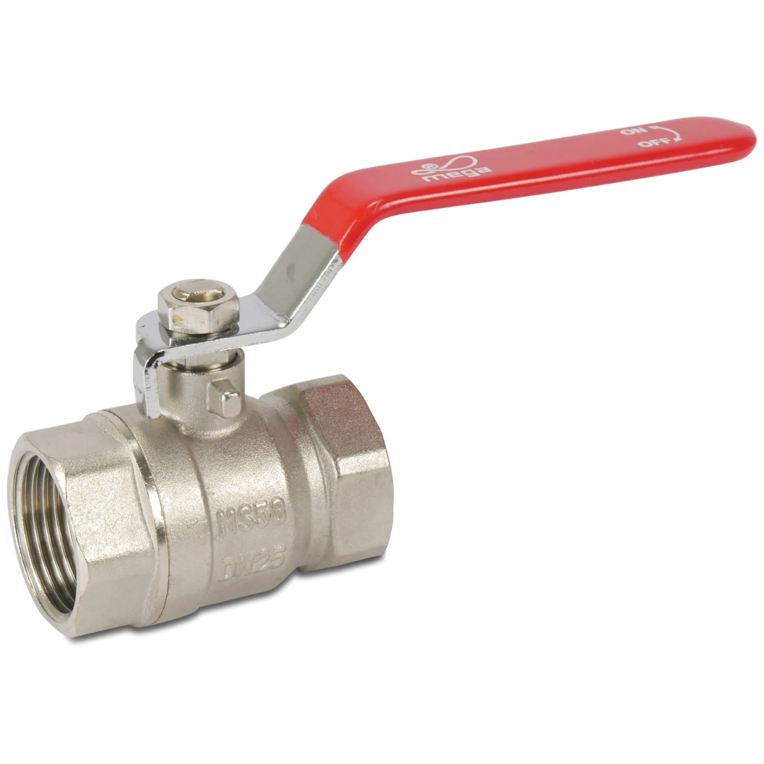Female Red Lever Ball Valve