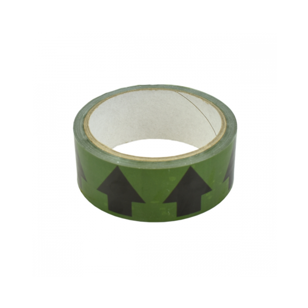 Identification Black Arrows On Green Tape 38mm X 33M