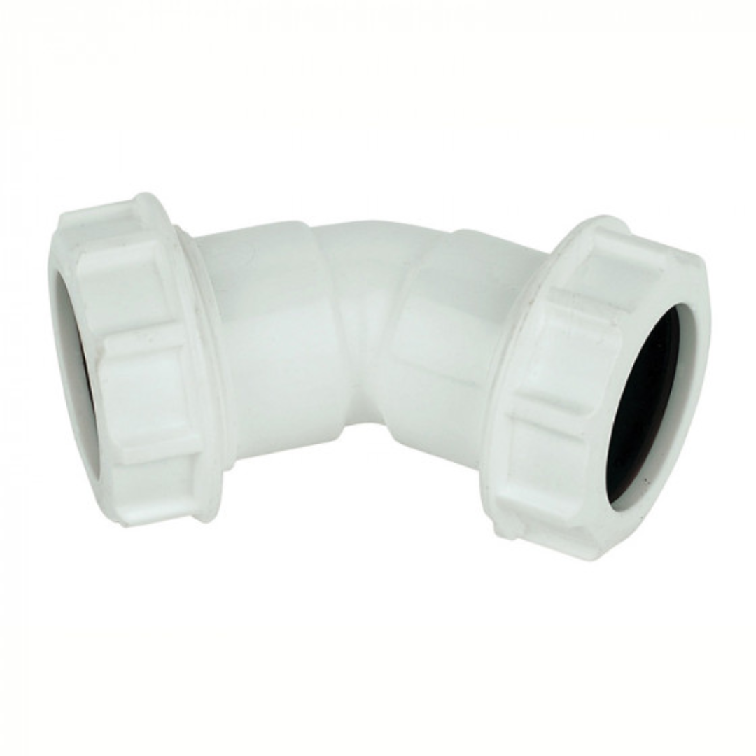 Compression Waste 45 Degree Elbow