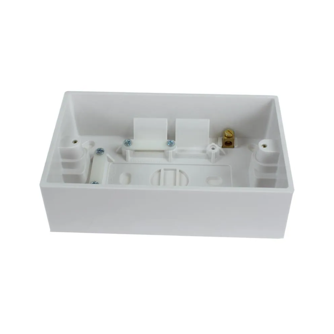 45mm 2 Gang Surface Box