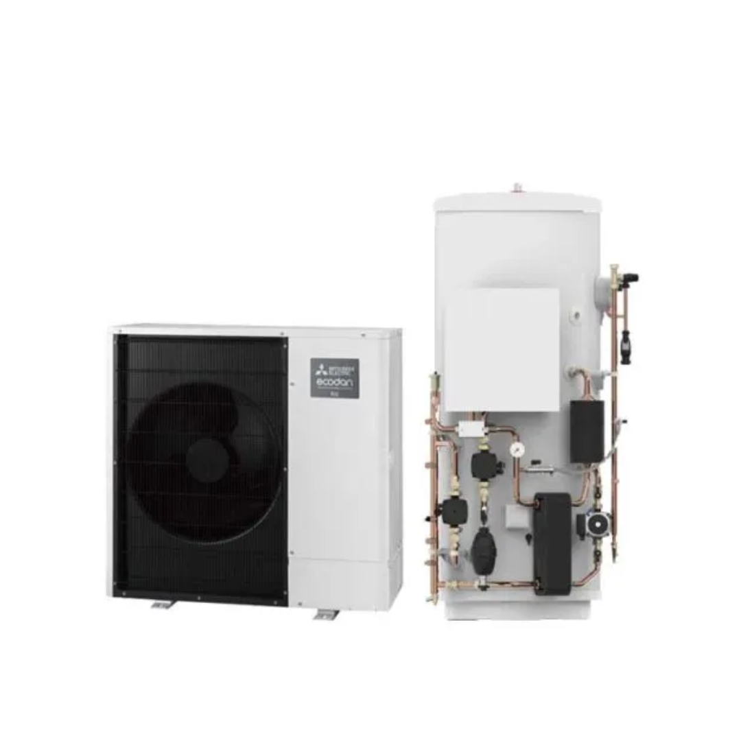 Mitsubishi 5kw Ecodan Heat Pump & Cylinder Pack